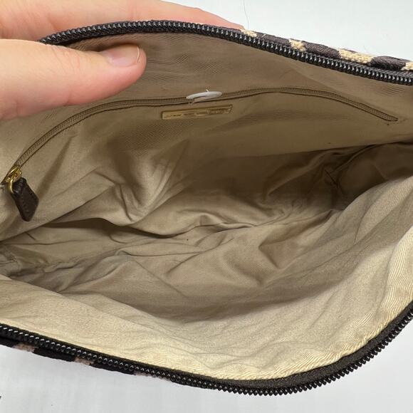 Adrienne Vittadini Geometric Canvas Embroidered Bag - Picture 3 of 15